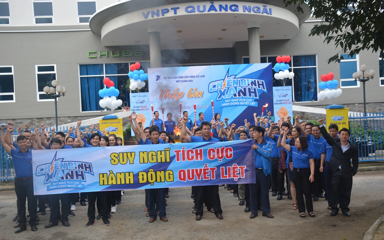 VNPT Quảng Ngãi triển khai sự kiện “Thắp lửa chiến binh xanh”