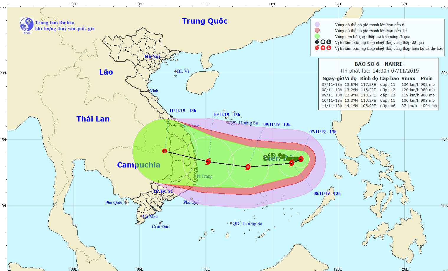 Quảng Ngãi hỏa tốc đề nghị hỗ trợ 6 tàu cá vào vùng biển Philippines tránh bão số 6
