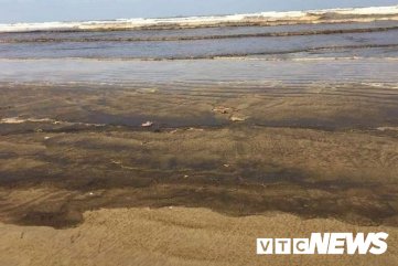 Quảng Ngãi | Dân lo lắng khi nước biển đổi màu như cà phê