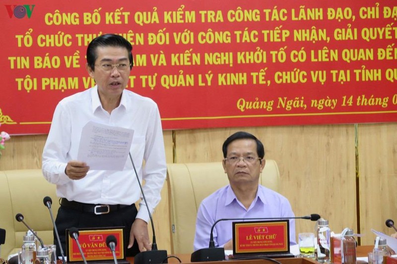 Quảng Ngãi phát hiện trên 147 tỉ đồng sai phạm qua thanh tra