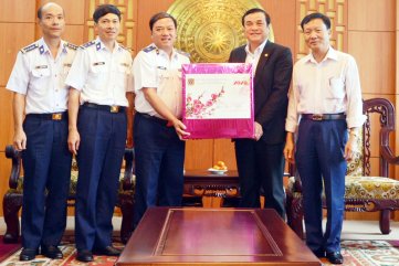 Bộ Tư lệnh Cảnh sát biển Việt Nam chúc Tết tỉnh Quảng Nam, Quảng Ngãi
