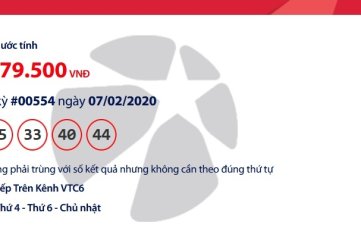 Kết quả xổ số Vietlott Mega 6/45 tối ngày 9/2/2020 mới nhất: "Tỉ phú Vietlott" trúng hơn 15 tỉ đồng là ai?