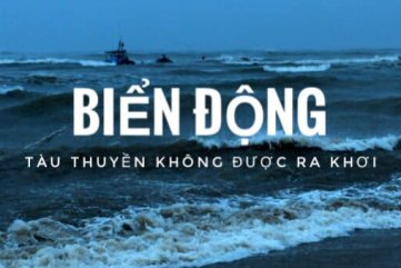 VÙNG BIỂN QUẢNG NGÃI GIÓ MẠNH CẤP 7, TÀU THUYỀN KHÔNG NÊN RA KHƠI