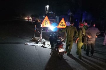 Hình ảnh tai nạn ở Bình Nguyên lúc nảy