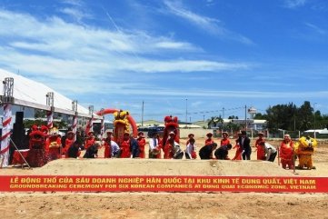 Đầu tư hơn 11 triệu USD khu sản xuất - dịch vụ tại Dung Quất