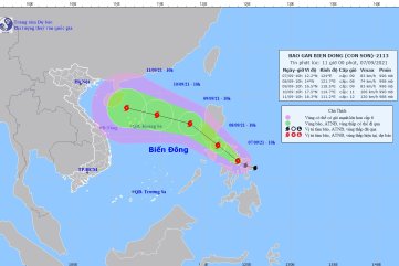 TIN BÃO GẦN BIỂN ĐÔNG