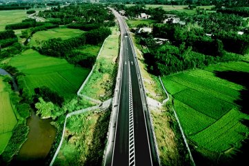 Toàn cảnh cao tốc Đà Nẵng - Quảng Ngãi trước ngày thông xe