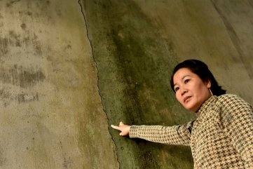 Người dân xứ Quảng khốn khổ vì thi công đường cao tốc gây nứt nhà