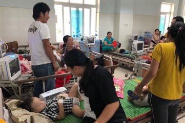 Gần 600 trường hợp mắc bệnh tay chân miệng ở Quảng Ngãi