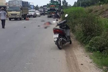 Tai nạn thương tâm xảy ra tại cầu nước mặn, Bình Sơn
