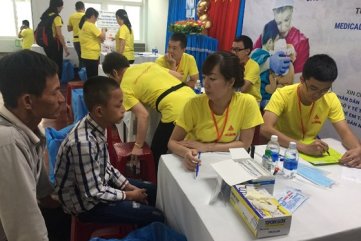 Khám và phẫu thuật miễn phí cho trẻ em bị sứt môi, hở hàm ếch tại Quảng Ngãi