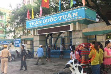 Tp Quảng Ngãi: BẾ TẮC NỢ NẦN VÀO TRƯỜNG TRẦN QUỐC TUẤN NHẢY LẦU TỰ TỬ