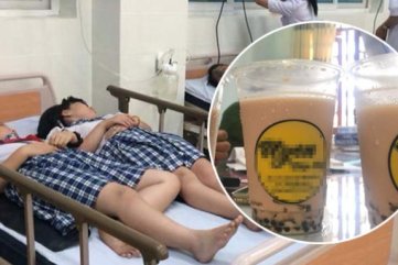 Uống trà sữa, hàng loạt học sinh tiểu học đi cấp cứu