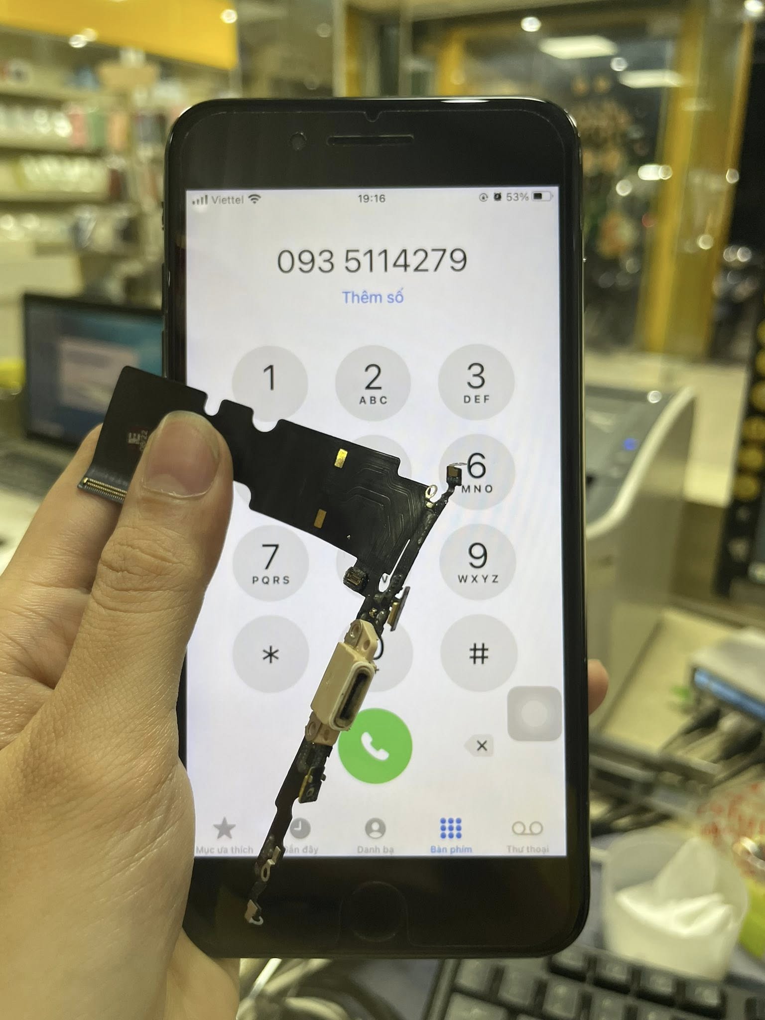 Thay mic cho iphone 8plus