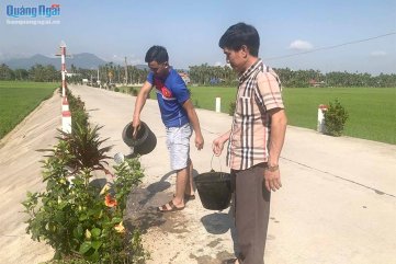 Về huyện nông thôn mới đầu tiên của Quảng Ngãi