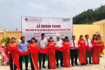 Khánh thành Trường Mầm non Lý Sơn do Agribank tài trợ