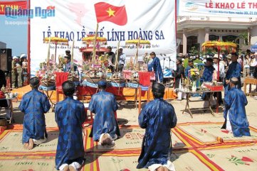Lễ Khao lề thế lính Hoàng Sa: Tri ân tiền nhân hy sinh vì đất Mẹ