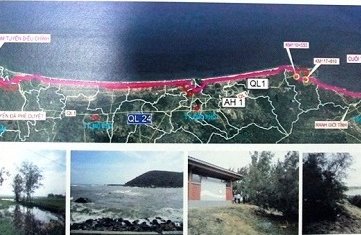 Phê duyệt điều chỉnh quy hoạch hướng tuyến đường ven biển Dung Quất - Sa Huỳnh