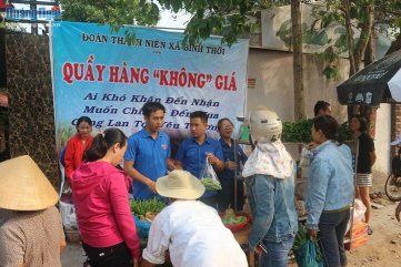 Tuổi trẻ Bình Thới với mô hình quầy hàng "không" giá